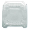 Pet Plastic Hinged Container, 6 x 6 x 3.3, Clear, Plastic, 500/Carton