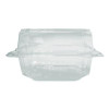 Pet Plastic Hinged Container, 6 x 6 x 3.3, Clear, Plastic, 500/Carton