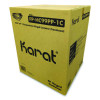 Polypropylene Plastic Hinged Container, 9.35 x 9.22 x 3.17, Clear, Plastic, 50/Pack, 4 Packs/Carton