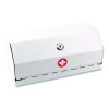 Metal Lockable Wall-Mounted Drug Cabinet,11.5 x 4.24 x 4.75, White