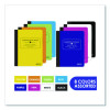 Poly Cover Composition Books, Medium/College Rule, Randomly Assorted Cover Color, (70) 9.75 x 7 Sheets