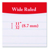 Filler Paper, Side: 3-Hole Punched, Wide/Legal Rule, 150/Pack