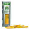 China Marker, 0.37" x 7", Yellow, 12/Pack