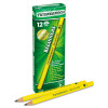 Ticonderoga Beginners Woodcase Pencil With Microban, Hb (#2), Black Lead, Yellow Barrel, Dozen