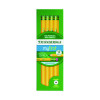 Ticonderoga Beginners Woodcase Pencil With Eraser And Microban, Hb (#2), Black Lead, Yellow Barrel, 12/Pack