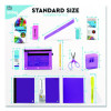 Back To School Supplies Kit For Grades K-5, Purple