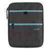 1" Carry All Zip Binder, 3 Rings, 1" Capacity, 11 x 8.5, Randomly Assorted Color