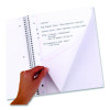 Simple Waves Organic Lines Notebook w/ Study App, 1-Subject, Med/College Rule, Assorted Cover Color (80) 11 x 8.5 Sheets