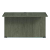 Alera Seville Series Bridge Return, 48w x 24d x 29h, Walnut