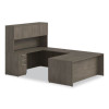 Alera Seville Series Bridge Return, 48w x 24d x 29h, Walnut