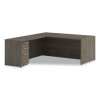 Alera Seville Series Desk Shell, 72" x 36" x 29", Walnut
