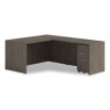 Alera Seville Series Mobile Pedestal, Left/Right, 3-Drawer: Box/Box/File, Legal, Walnut, 15" x 18" x 27"
