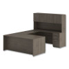 Alera Seville Series Single Pedestal Desk, Left Pedestal, 72" x 36" x 29", Walnut