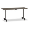 Alera Seville Training Table Base, 23w x 3d x 28h, Black