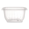 Square Plastic Bowls, 16 Oz, 8.5 x 8.5 x 1.96, Clear, Plastic, 63 Bowls/Sleeve, 8 Sleeves/Carton