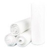 Institutional Low-Density Can Liners, 33 Gal, 0.8 Mil, 33" x 39", Natural, Interleaved Roll, 25 Bags/Roll, 6 Rolls/Carton
