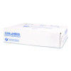 Institutional Low-Density Can Liners, 33 Gal, 0.8 Mil, 33" x 39", Natural, Interleaved Roll, 25 Bags/Roll, 6 Rolls/Carton