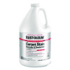 Professional Carpet Stain Remover Plus Deodorizer, Lemon Scent, 1 Gal Jug, 4/Carton
