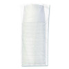 Double Poly Paper Food Containers, 10 Oz, 3.8 Dia x 2.7" h, White, Paper,1,000/Carton