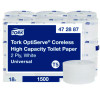 Optiserve High-Capacity Coreless Toilet Paper, 2-Ply, White, 1,500 Sheets/Roll, 18 Rolls/Carton
