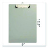 Officemate Aluminum Magnetic Clipboard, 1.5" Clip Capacity, Holds 8 x 11 Sheets, Gray