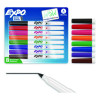 Low-Odor Dry-Erase Marker, Extra-Fine Bullet Tip, Assorted Colors, 8/Set