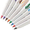 Low-Odor Dry-Erase Marker, Extra-Fine Bullet Tip, Assorted Colors, 8/Set