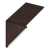 Alera Seville Series Bridge Return, 48w x 24d x 29h, Mahogany