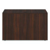 Alera Seville Series Bridge Return, 48w x 24d x 29h, Mahogany