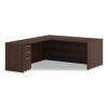 Alera Seville Series Mobile Pedestal, Left/Right, 3-Drawer: Box/Box/File, Legal, Mahogany, 15" x 18" x 27"
