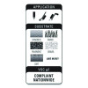 Industrial Choice M1400 System Water-Based Construction Marking Paint, Flat Caution Blue, 17 Oz Aerosol Can, 12/Carton