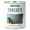 Concrete Interior Wall Paint, Flat Charcoal Gray, Quart Can, 2/Carton
