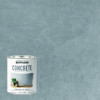 Concrete Interior Wall Paint, Matte Sidewalk Gray, Quart Can, 2/Carton