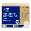 Advanced High-Capacity Bath Tissue, Septic Safe, One-Ply, White, 2,000 Sheets/Roll, 36 Rolls/Carton