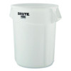 Brute Container, 44 Gal, Plastic, White