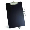 Plastic Magnetic Clipboard, 1.5" Clip Capacity, Holds 8 x 11.5 Sheets, Black