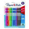 Inkjoy 300 Rt Ballpoint Pen, Retractable, Medium 1 Mm, Assorted Ink And Barrel Colors, 24/Set