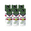 Stops Rust 5-In-1 Spray Paint, Satin Earthy Green, 12 Oz Aerosol Can, 6/Carton