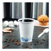 Recycled Content Pcf Paper Hot Cups, Proplanet Seal, 12 Oz, White/Blue, 1,000/Carton