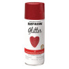 Specialty Glitter Spray Paint, Glitter Red, 10.25 Oz Aerosol Can, 6/Carton