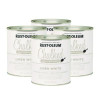 Ultra Matte Chalked Paint, Matte White, Quart Can, 2/Carton