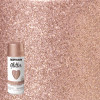 Specialty Glitter Spray Paint, Glitter Rose Gold, 10.25 Oz Aerosol Can, 6/Carton