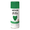 Specialty Glitter Spray Paint, Glitter Kelly Green, 10.25 Oz Aerosol Can, 6/Carton