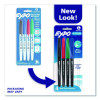 Wet Erase Marker, Ultra Fine Bullet Tip, Assorted Colors, 4/Set