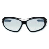 Skullerz Loki Safety Glasses/Goggles, Black Full Frame, Clear Dual I/O Lens