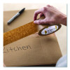Brand Ez Tear Paper Tape, 1.88" x 25 Yd, Brown