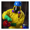 A70 Chemical Spray Protection Coveralls, Elastic Wrists, Ankles, Hood And Boots, Medium, Yellow, 12/Carton