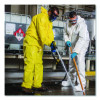 A70 Chemical Spray Protection Coveralls, Elastic Wrists, Ankles, Hood And Boots, 2X-Large, Yellow, 12/Carton