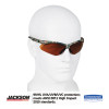 Nemesis Safety Glasses, Camo Frame, Bronze Lens