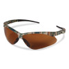 Nemesis Safety Glasses, Camo Half Frame, Bronze Dual Lens